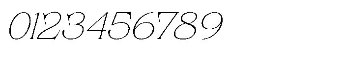 Solvea Thin Italic Font OTHER CHARS