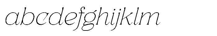 Solvea Thin Italic FONT