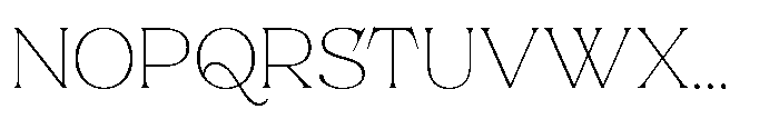 Solvea Thin Font UPPERCASE