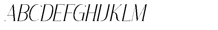 Solvera Lorvane Italic Font UPPERCASE
