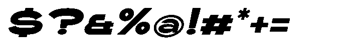 Solvetica Bold Italic Font OTHER CHARS