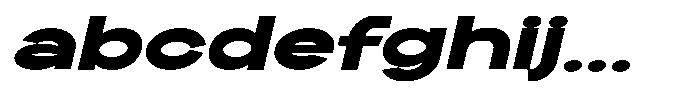Solvetica Bold Italic FONT