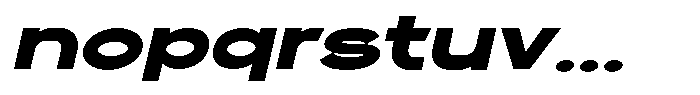 Solvetica Bold Italic Font LOWERCASE