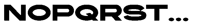 Solvetica Bold Font UPPERCASE