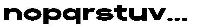 Solvetica Bold Font LOWERCASE