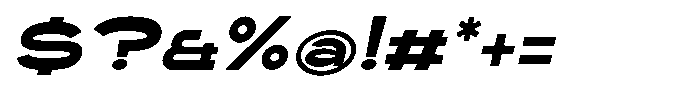 Solvetica Italic Font OTHER CHARS