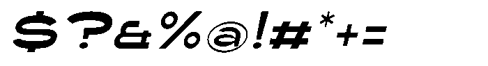 Solvetica Thin Italic Font OTHER CHARS