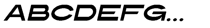 Solvetica Thin Italic Font UPPERCASE