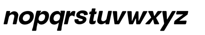 Solviera Bold Oblique Font LOWERCASE