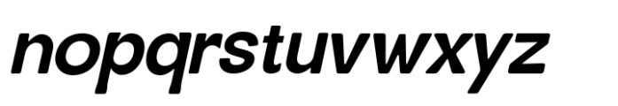 Solviera Medium Oblique Font LOWERCASE