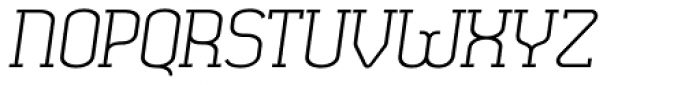 SomaSlab Medium Slanted Font UPPERCASE