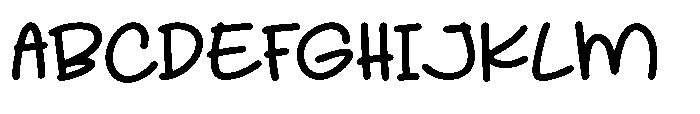 Some Notes Bold Font UPPERCASE