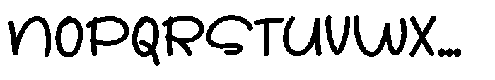 Some Notes Bold Font UPPERCASE