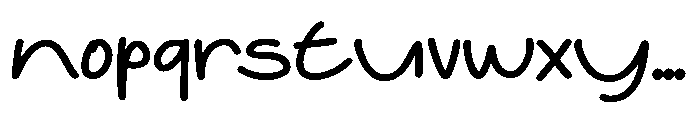 Some Notes Bold Font LOWERCASE