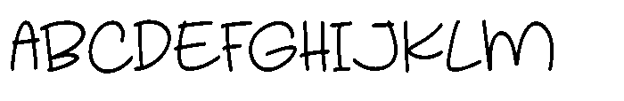 Some Notes Regular Font UPPERCASE