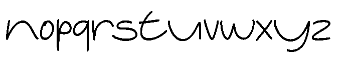 Some Notes Regular Font LOWERCASE