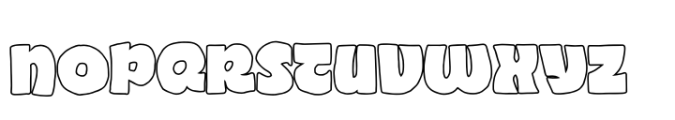 Somebody Pleasure Outline Font UPPERCASE