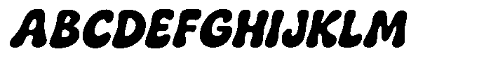 Somefun Italic Font UPPERCASE