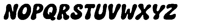 Somefun Italic Font UPPERCASE