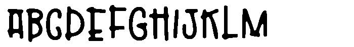 Somen Blur Font UPPERCASE