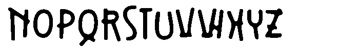Somen Blur Font UPPERCASE