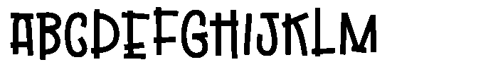 Somen Regular Font UPPERCASE