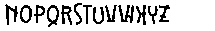 Somen Regular Font UPPERCASE