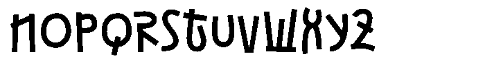 Somen Regular Font LOWERCASE