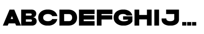 Somerun Extra Black Font UPPERCASE