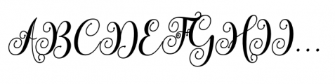 Something Beautiful Italic Font UPPERCASE