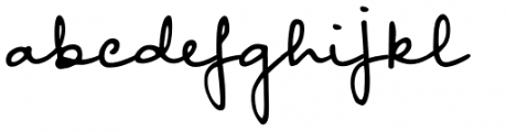 Something Exquisite Regular Font LOWERCASE