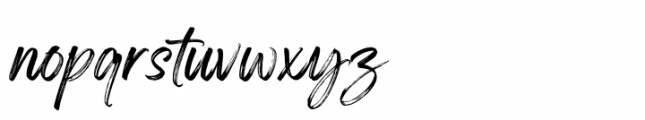 Something Great  Script Font LOWERCASE