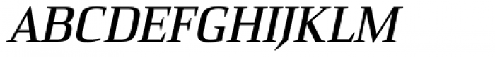 Sommet Serif Bold Italic Font UPPERCASE
