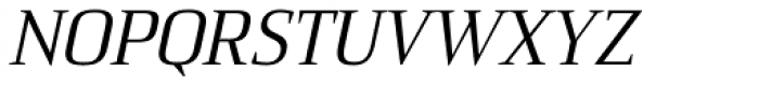 Sommet Serif Italic Font UPPERCASE