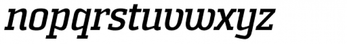 Sommet Slab Bold Italic Font LOWERCASE