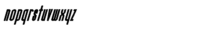 Sonas Bold Italic Font LOWERCASE