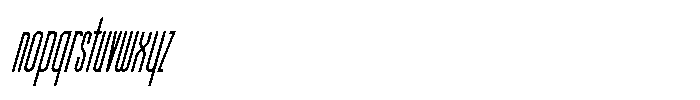 Sonas Italic Font LOWERCASE