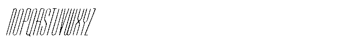 Sonas Thin Italic Font UPPERCASE