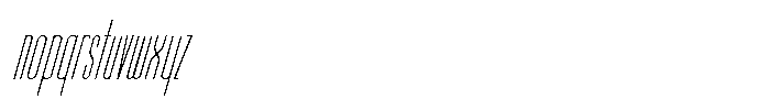 Sonas Thin Italic Font LOWERCASE