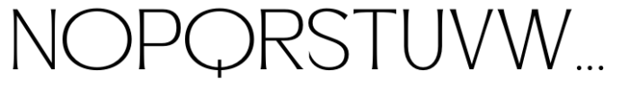 Soncara Extra Light Font UPPERCASE
