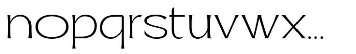 Soncara Extra Light Font LOWERCASE