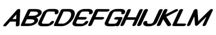 Sonic Saber Thin Italic Font UPPERCASE