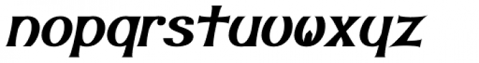 Sonica Italic Font LOWERCASE