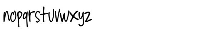 Sonnet Notes Font LOWERCASE