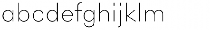 Sonny Gothic Condensed Ultra Light Font LOWERCASE