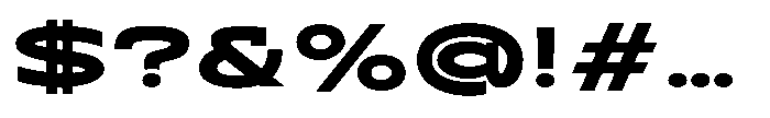 Sontra Black Font OTHER CHARS
