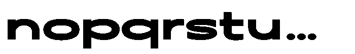 Sontra Black Font LOWERCASE