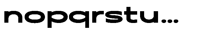 Sontra Extra Bold Font LOWERCASE