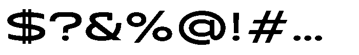 Sontra Medium Font OTHER CHARS
