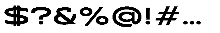 Sontra Semi Bold Font OTHER CHARS